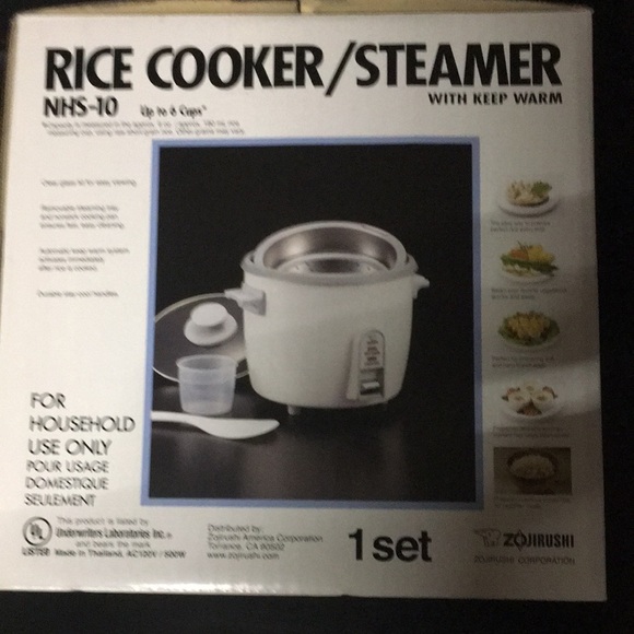 - New!Rice cooker/Steamer/w keep warm- new still in box by zojirushi - Picture 2 of 5